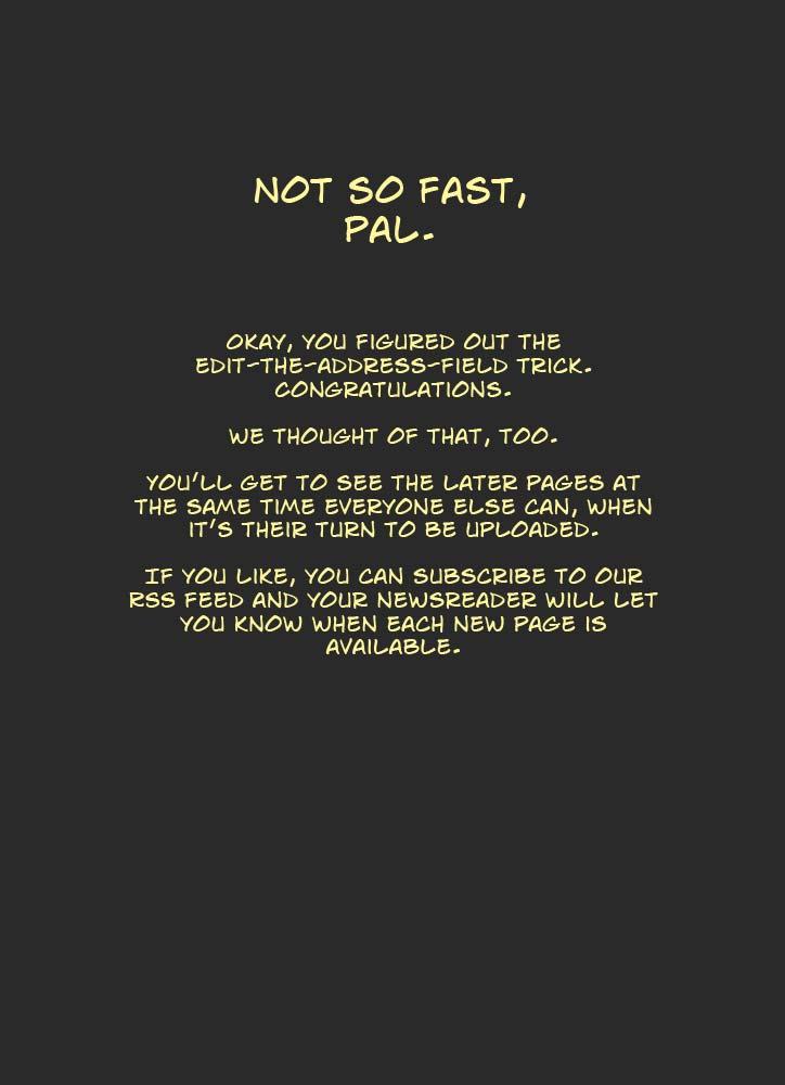   End of story